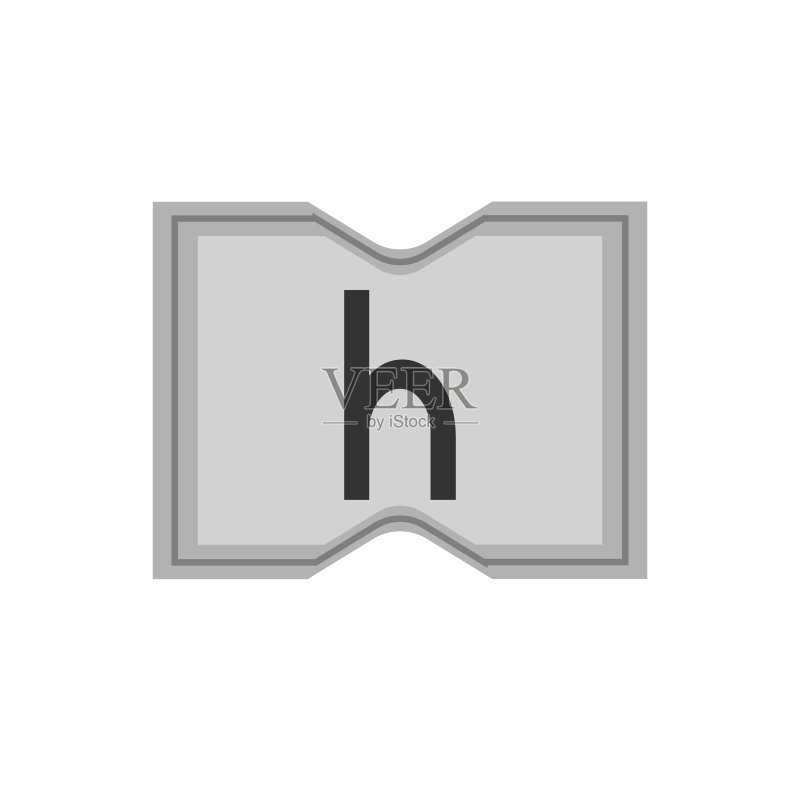 字母H标志模板设计图标素材