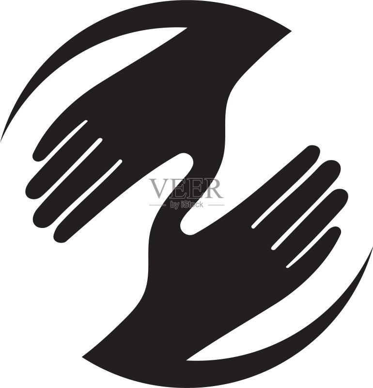 手护理标识图标素材