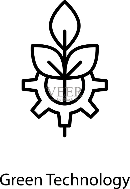绿色科技图标素材