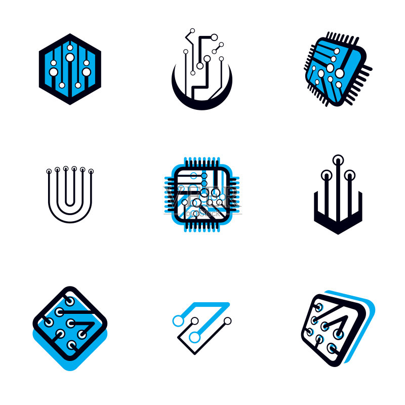 抽象科技创新Logo合集图标素材