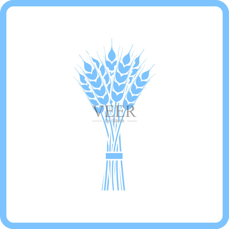 小麦图标图标素材