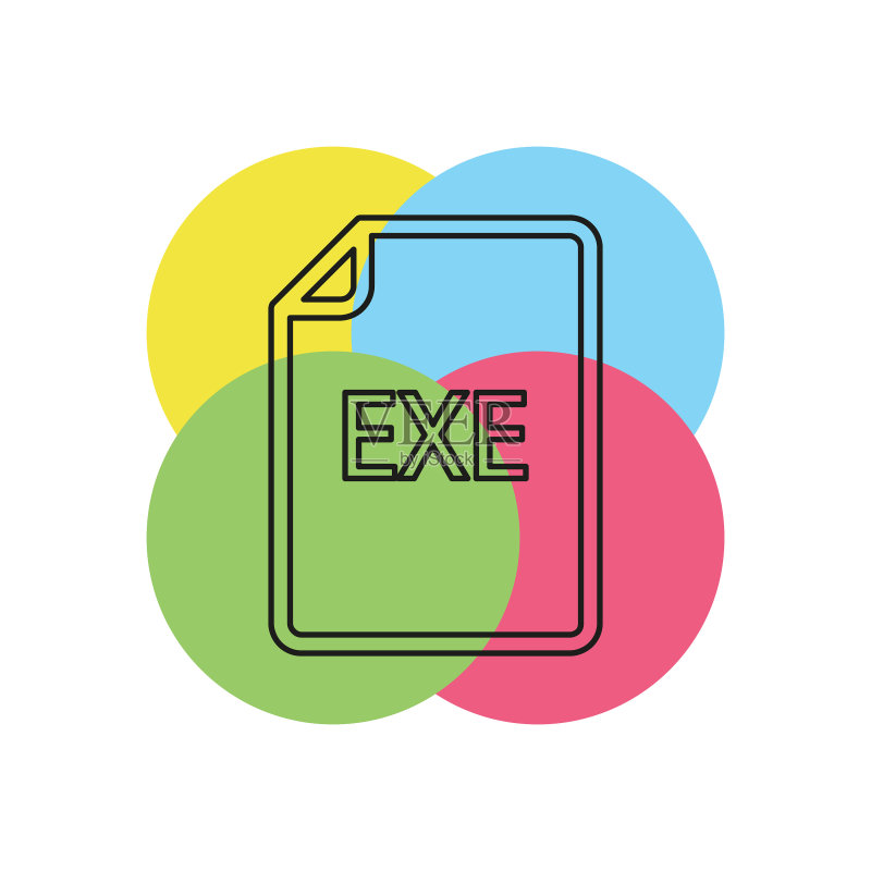 EXE文档图标下载 - 文件格式图标素材