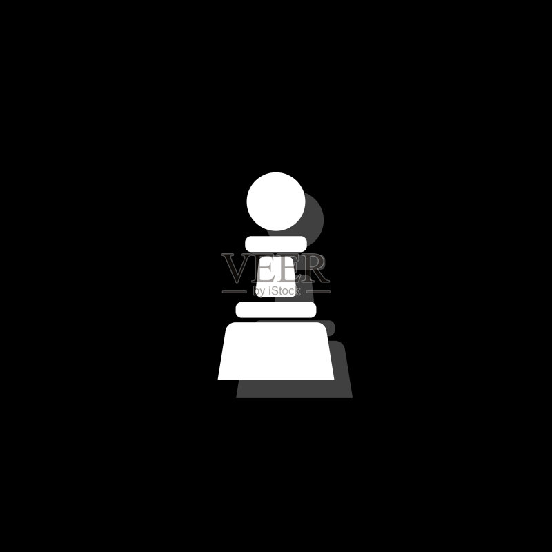 扁平风格象棋图标图标素材