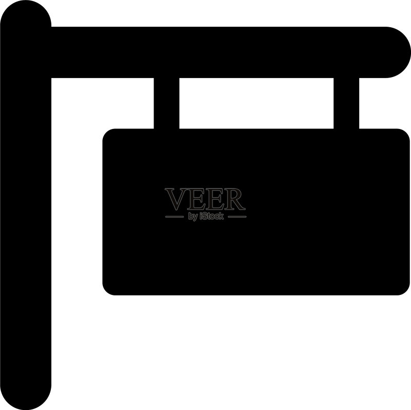 路标指示牌图标素材