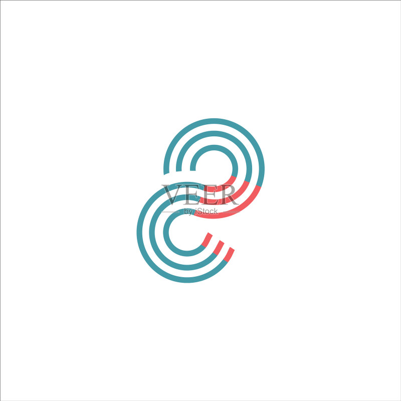 CS和SC创意首字母标志图标素材