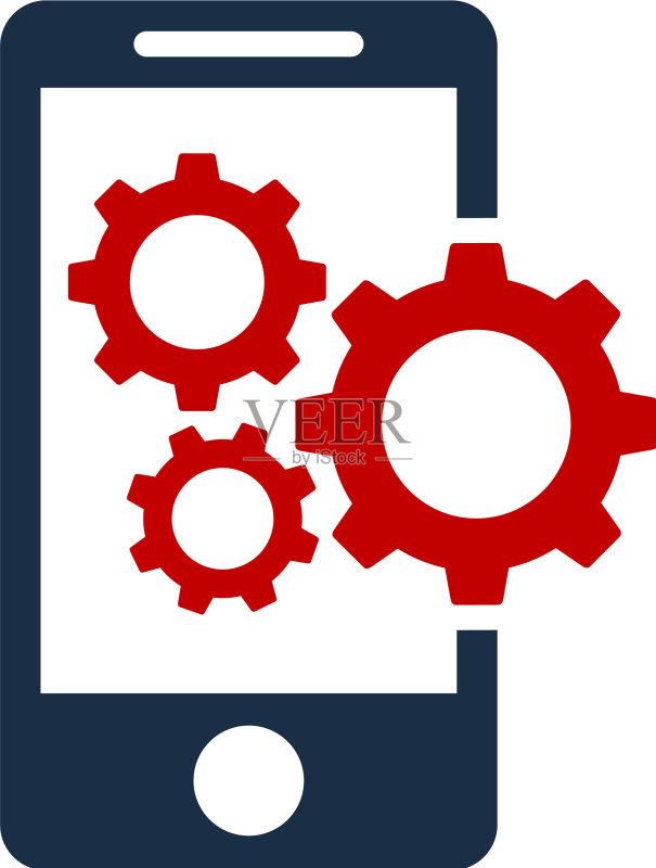 齿轮移动logo图标设计图标素材