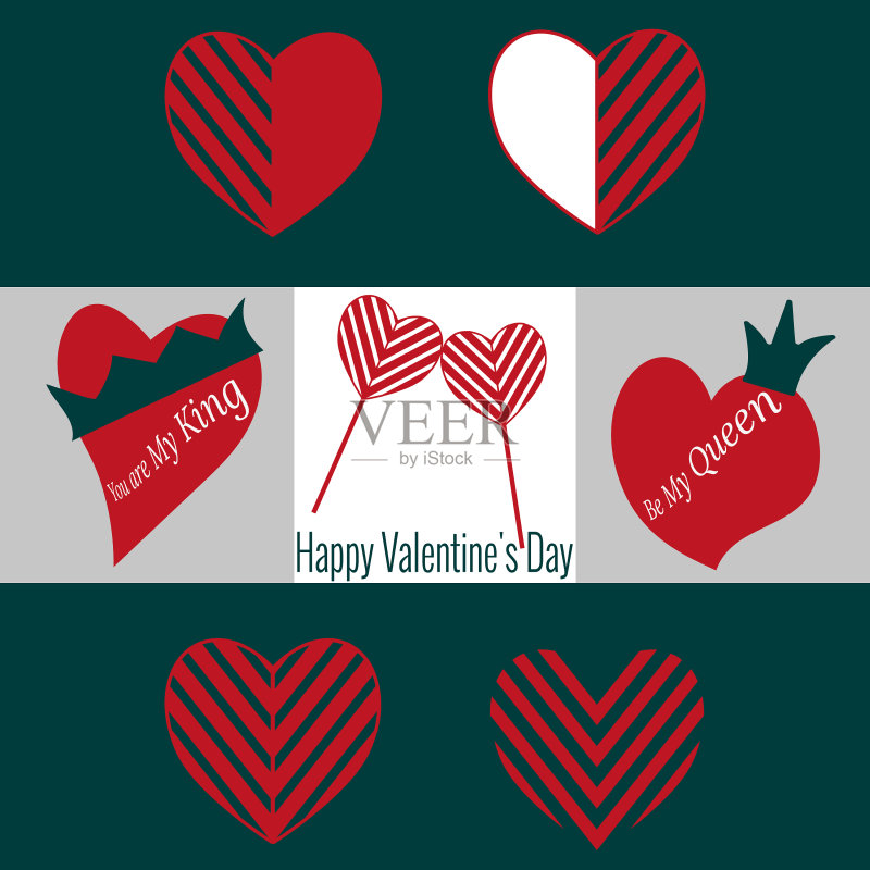 一套 Valentine 情人节图标图标素材
