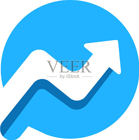 圆形箭头进度标志Logo图标素材