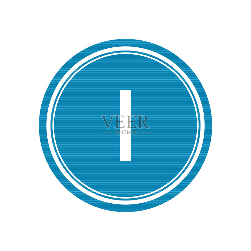 首字母logo I模板设计图标素材