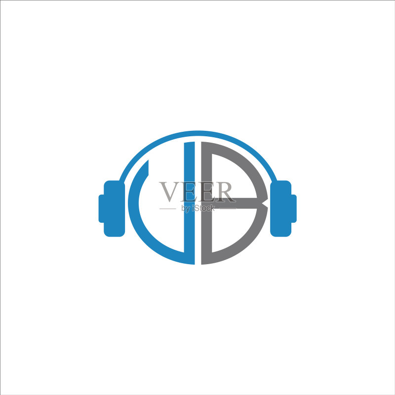 字母JD DJ标志设计图标素材