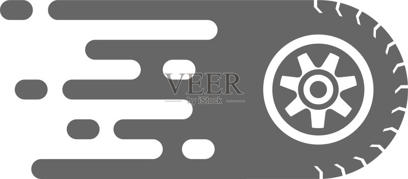 快速轮胎标志图标设计模板图标素材