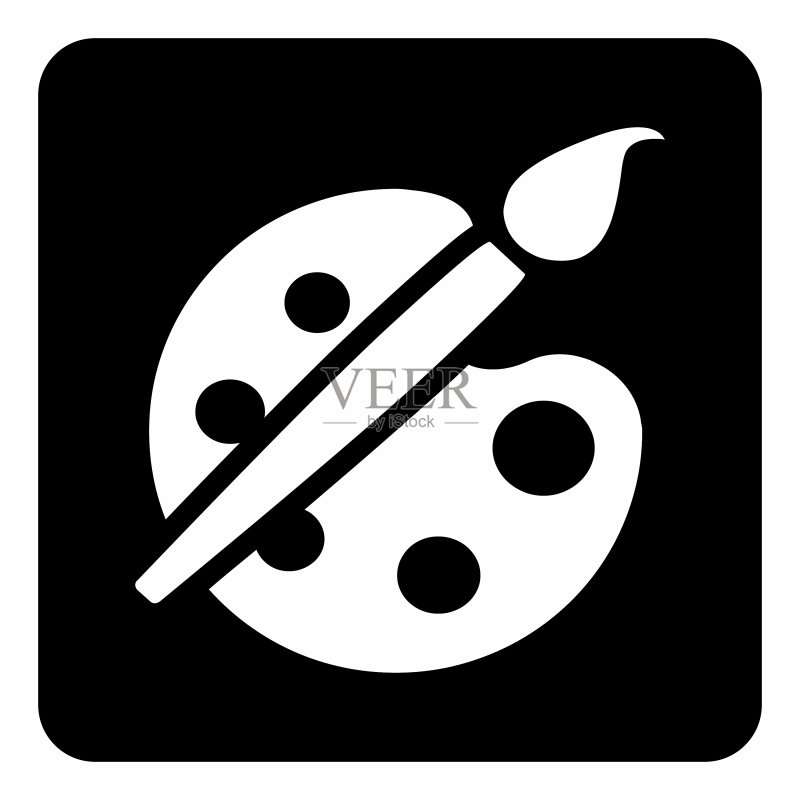 画笔调色板图标图标素材
