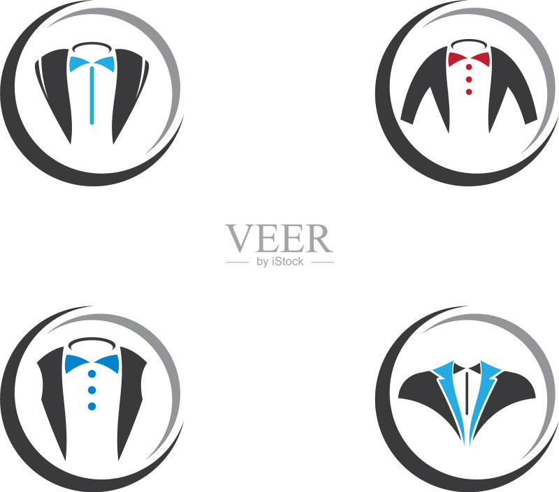 燕尾服Logo模板图标素材