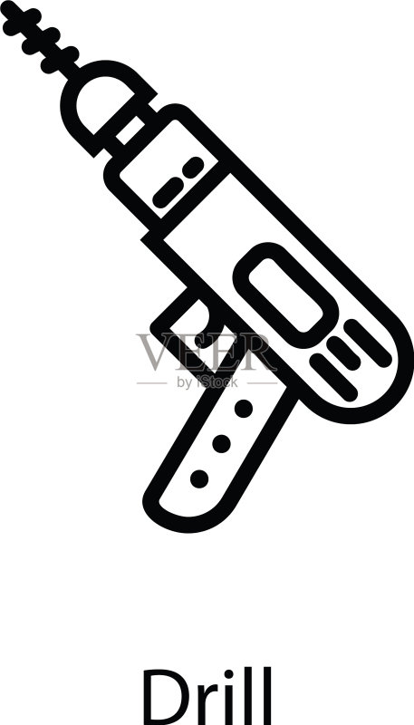 钻孔机图标素材