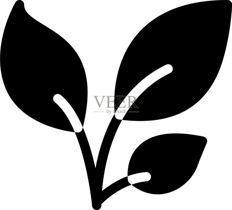 树叶图标素材