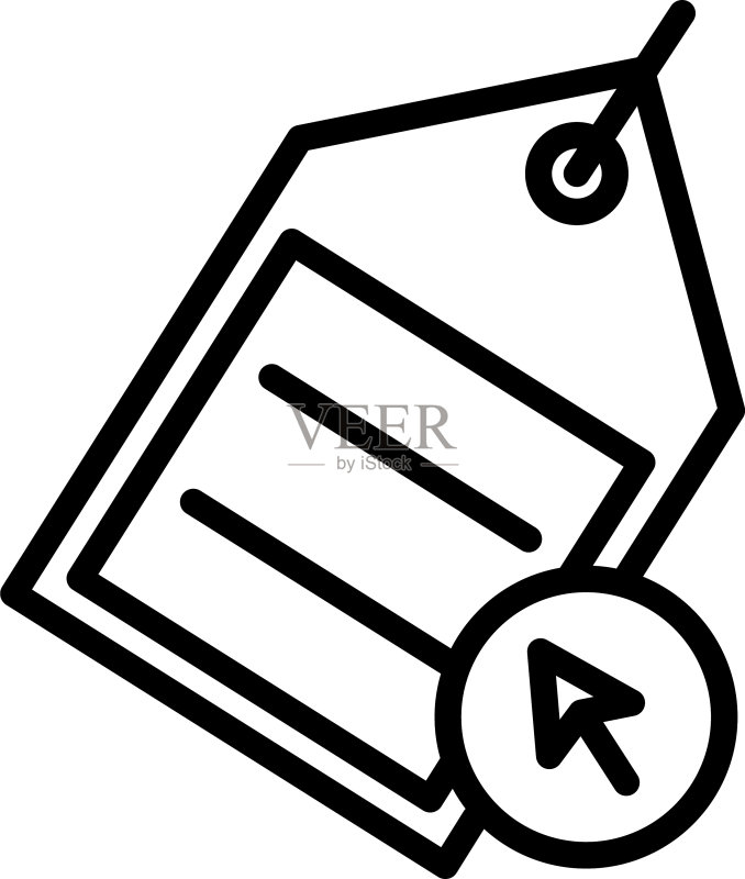 光标标签图标素材