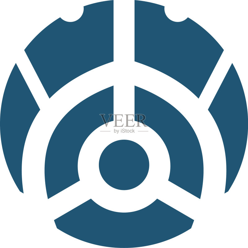 抽象几何logo模板图标素材