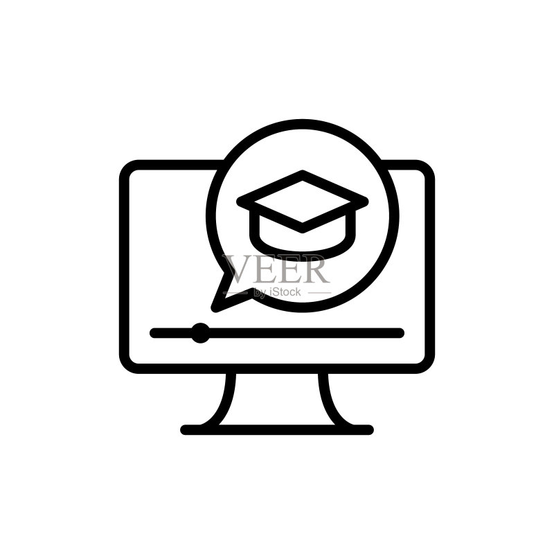 在线学习图标符号图标素材