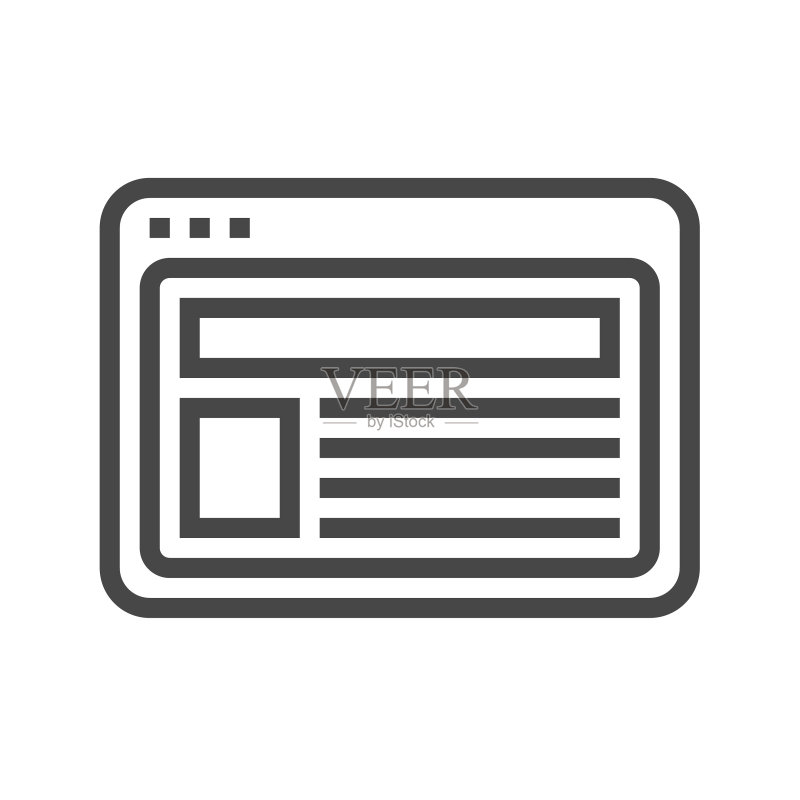 网站细线图标图标素材