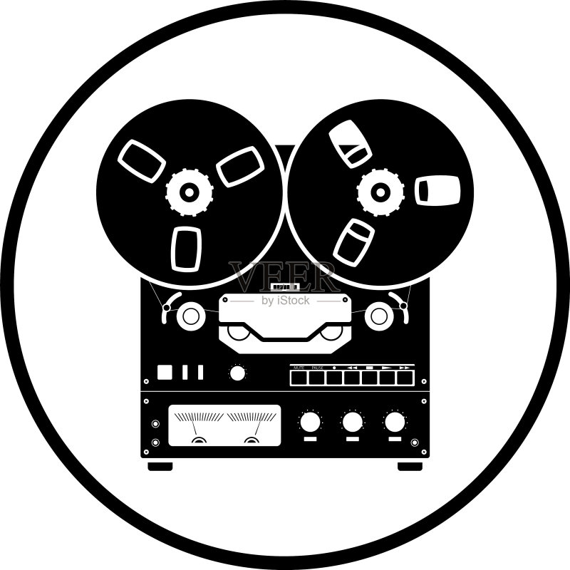 磁带录音机图标图标素材