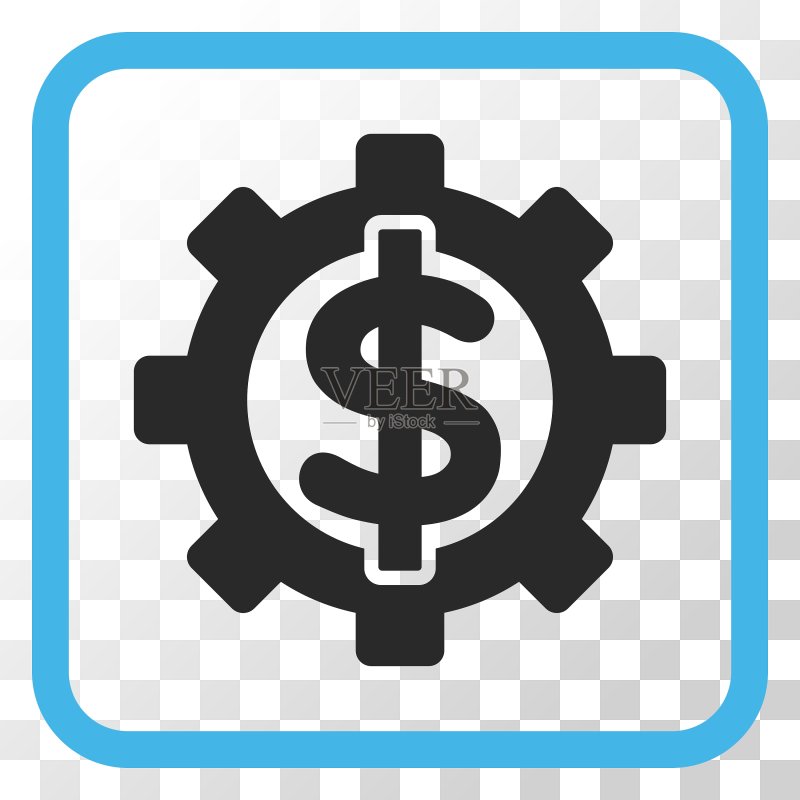 框架中的金融期权图标图标素材