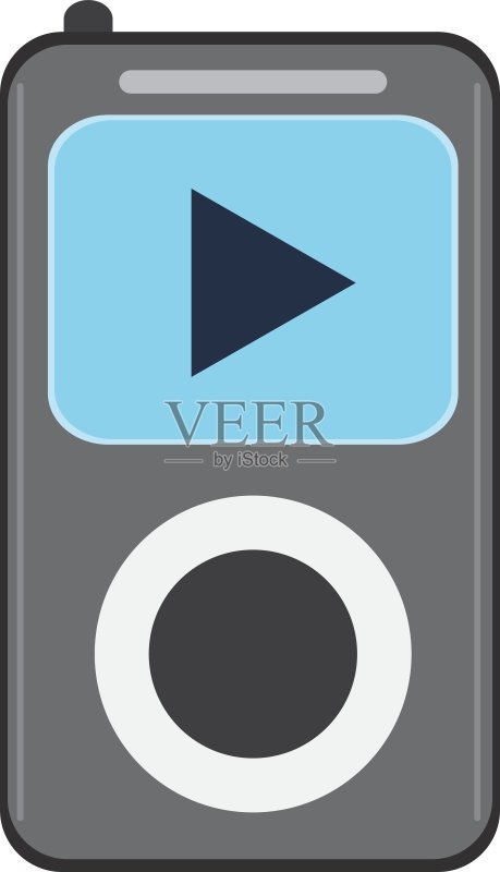MP3音乐播放器图标图标素材