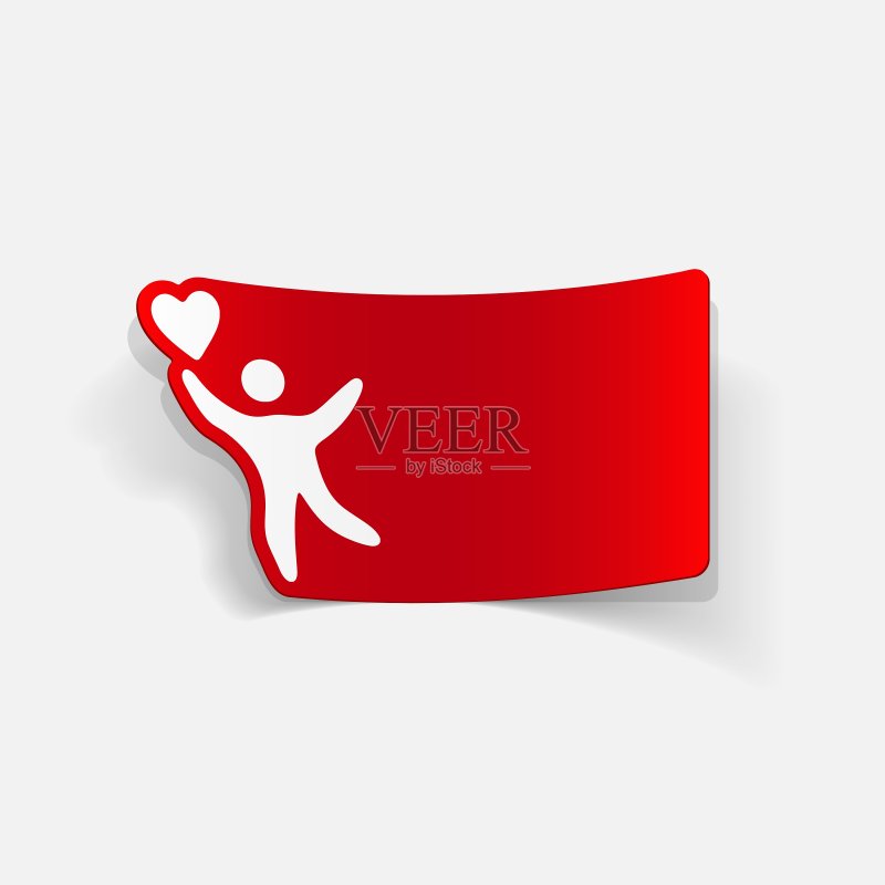 逼真设计元素幸福人群图标素材