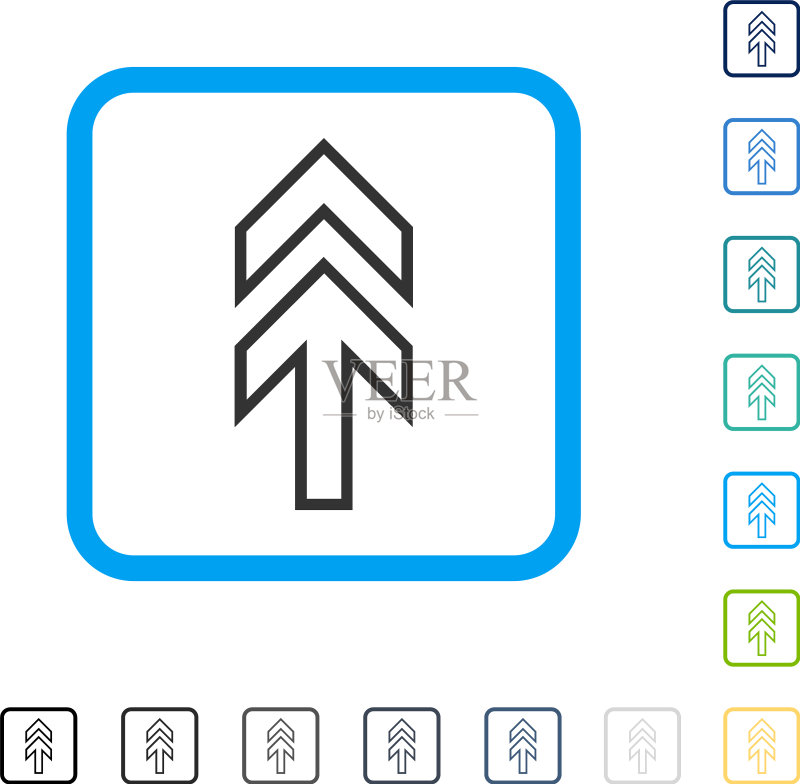 方向向上箭头图标图标素材