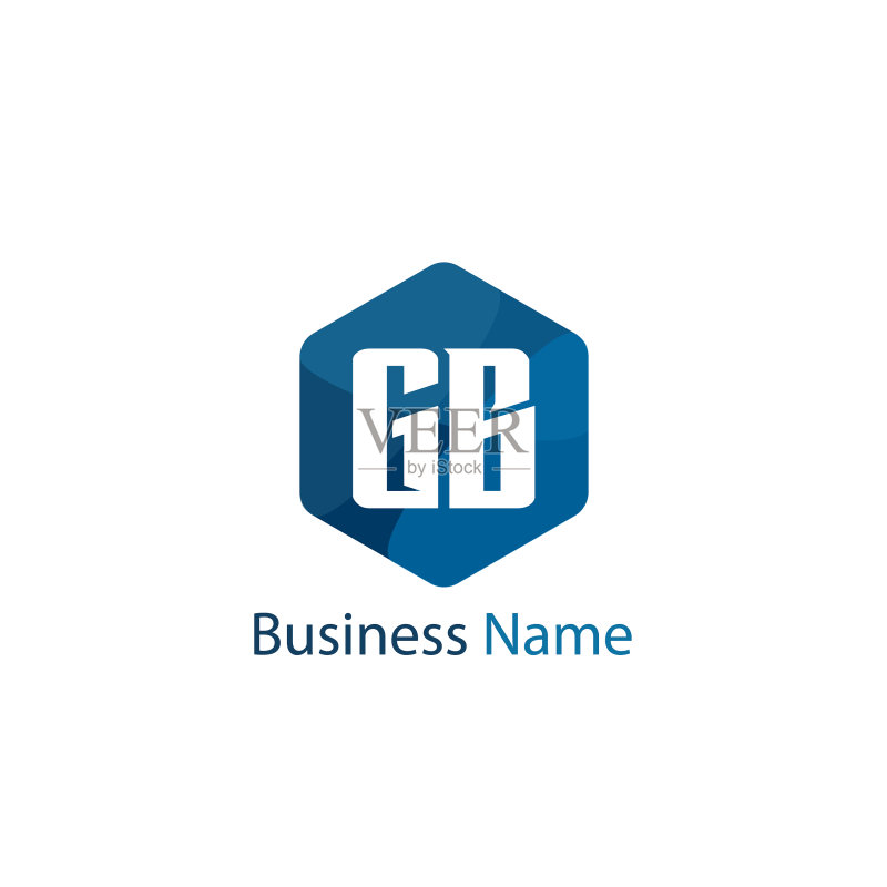 字母GB标志模板设计图标素材