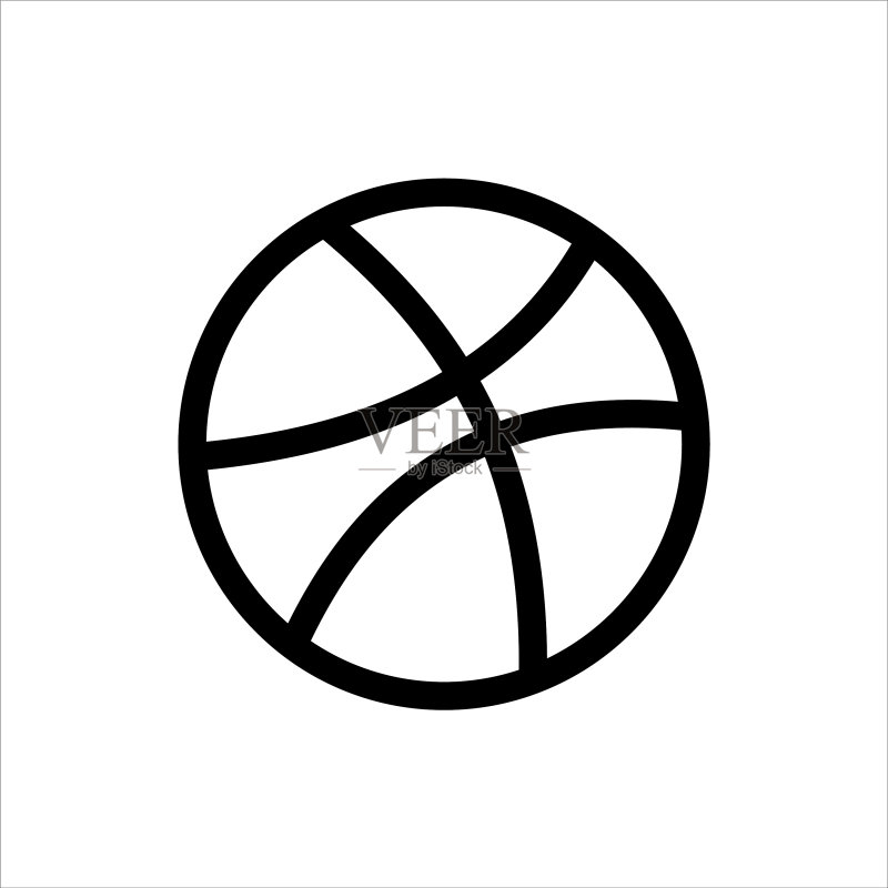 Dribbble社交媒体标志和图标图标素材