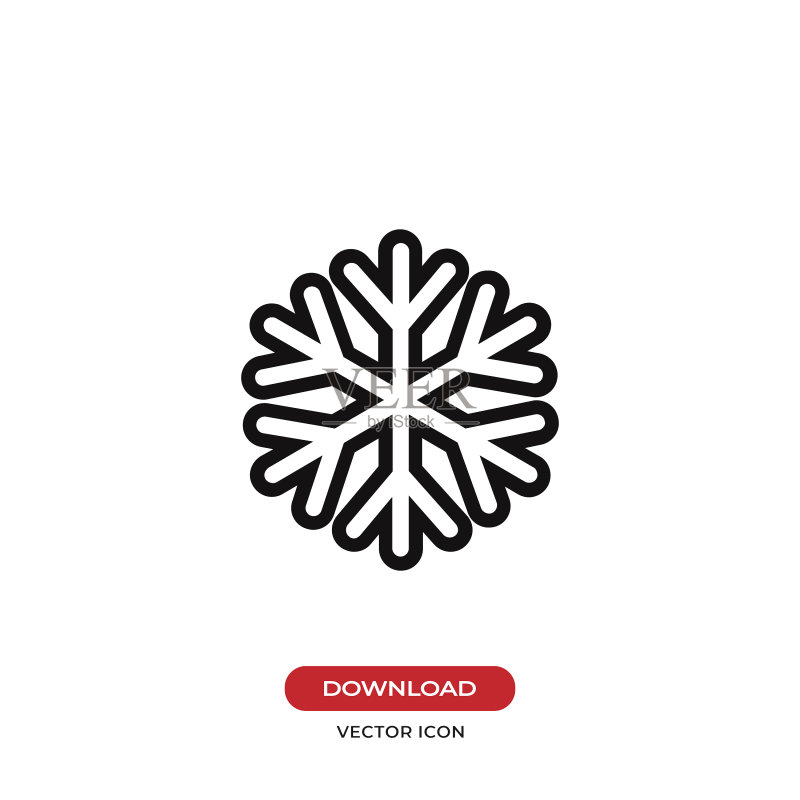 雪花图标图标素材