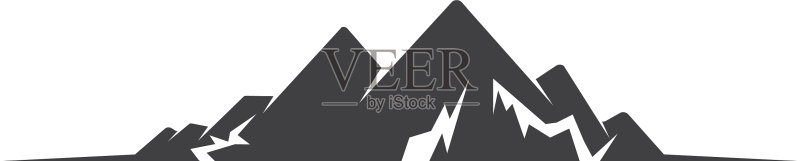 山图标标识图标素材