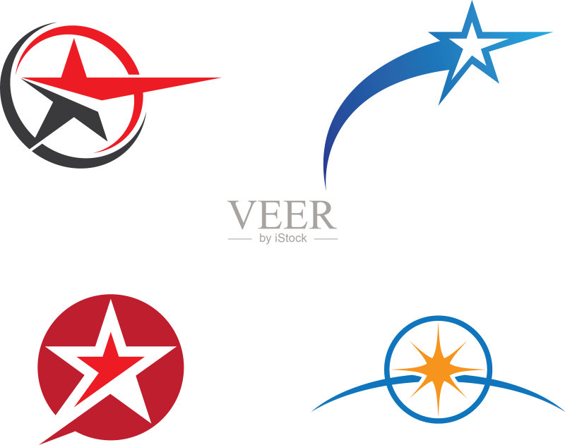 明星符号图标素材