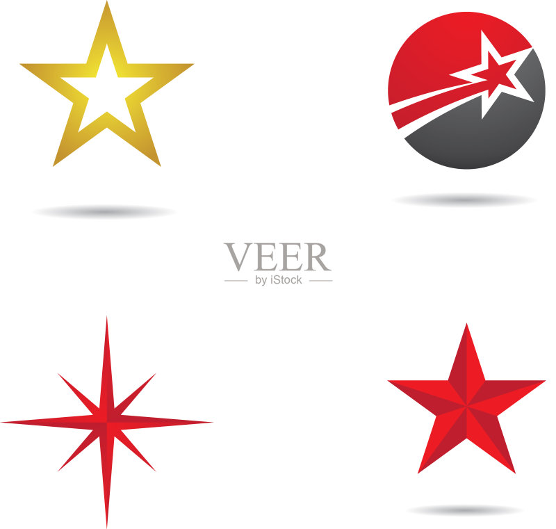 明星符号图标素材