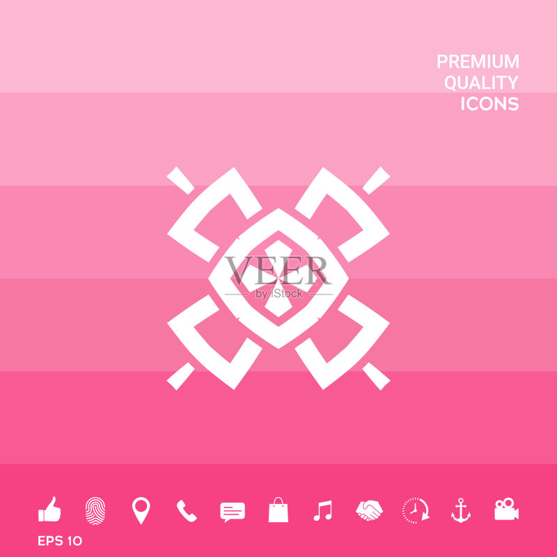 几何东方图案Logo元素图标素材