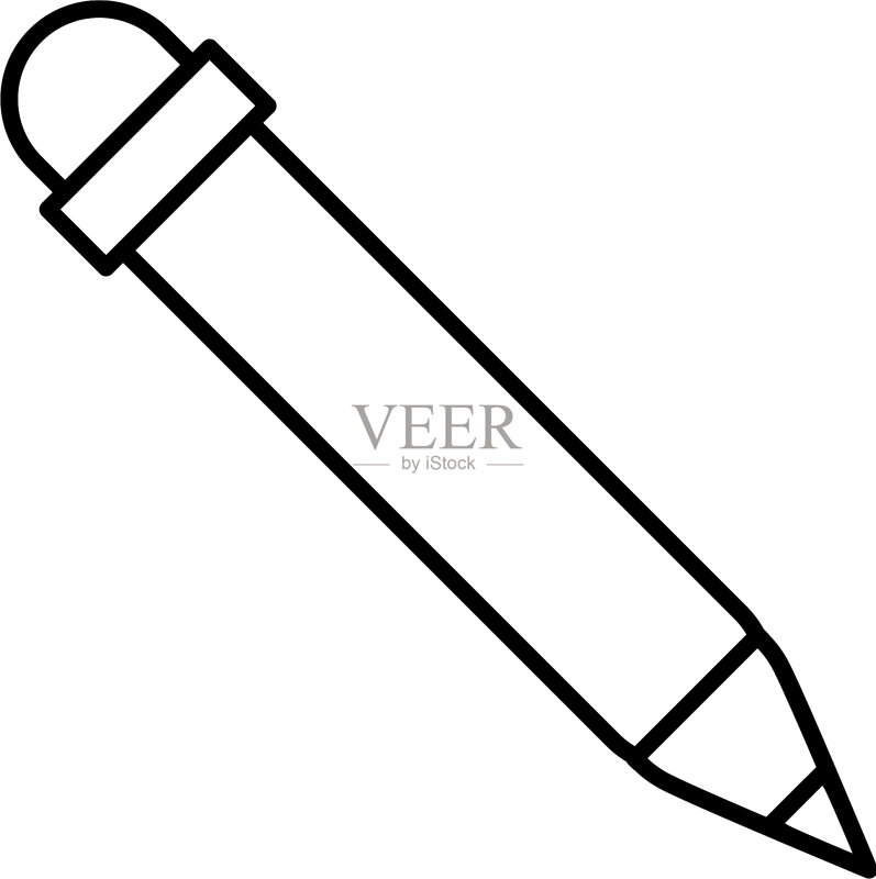 铅笔用具图标图标素材