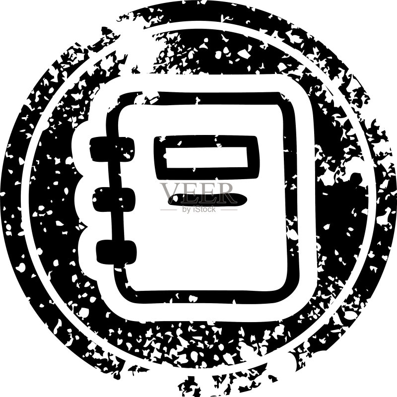 做旧的笔记本图标图标素材