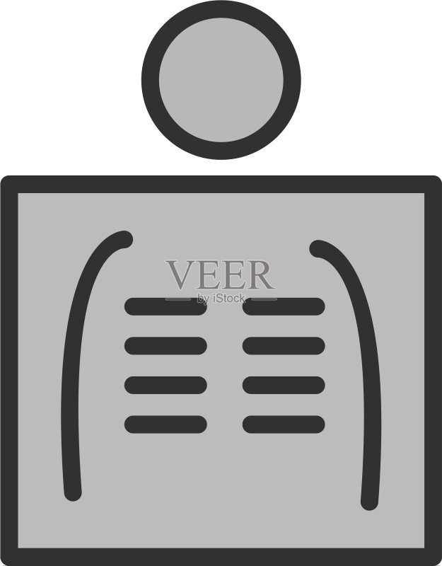 X射线图标图标素材