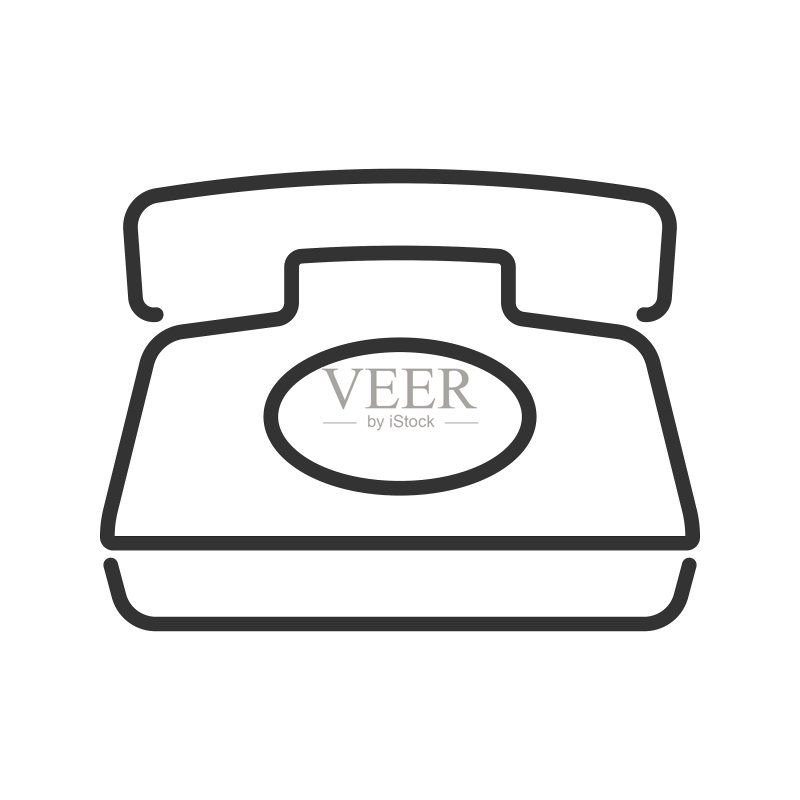 复古电话图标图标素材