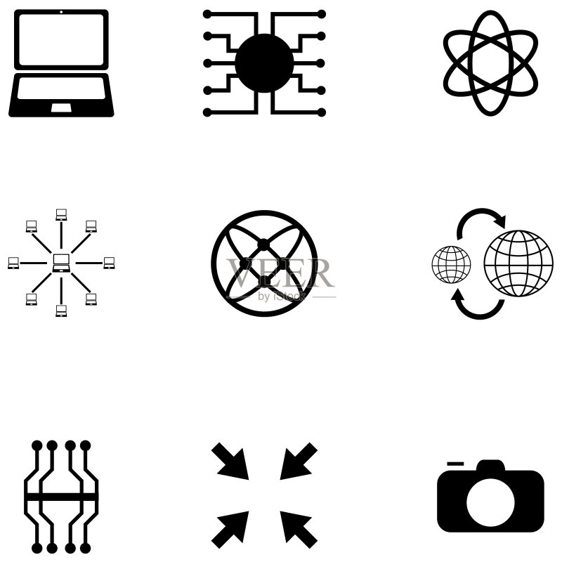 数字图标集图标素材