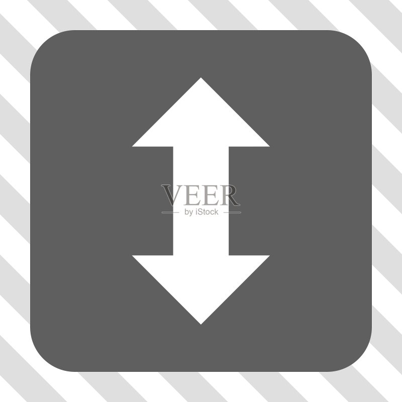 竖向交换箭头圆形方块按钮图标素材