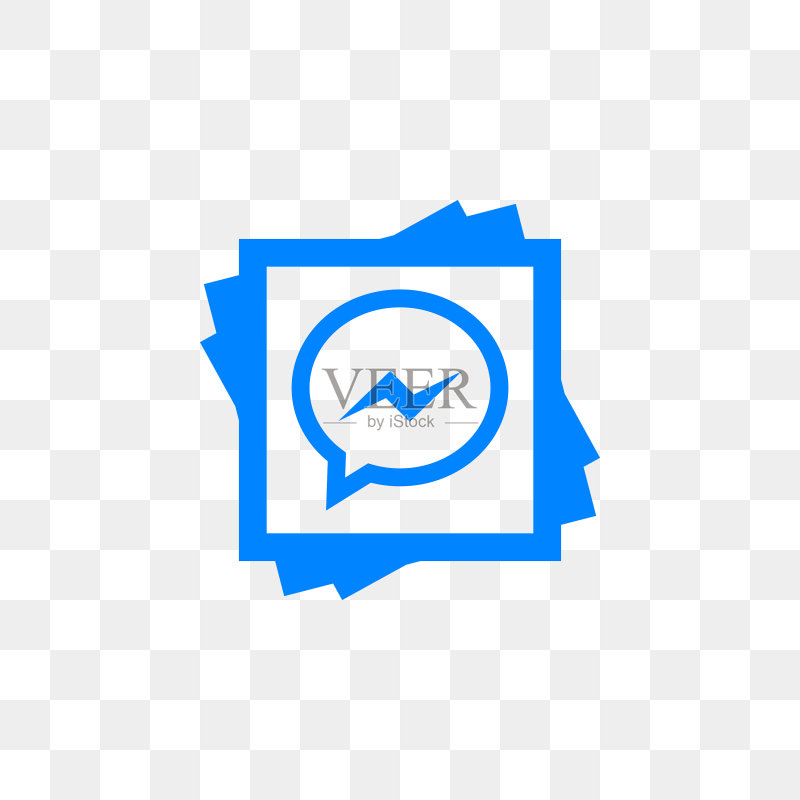 Facebook Messenger社交媒体图标设计图标素材
