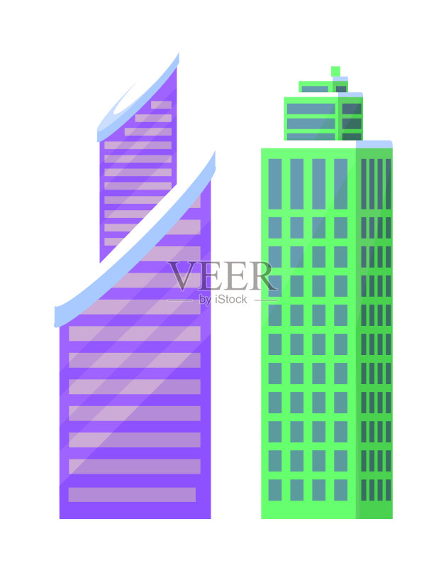 城市建筑图标合集图标素材