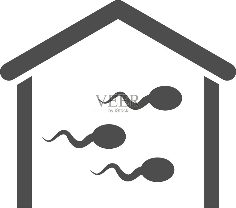 精子库扁平图标图标素材
