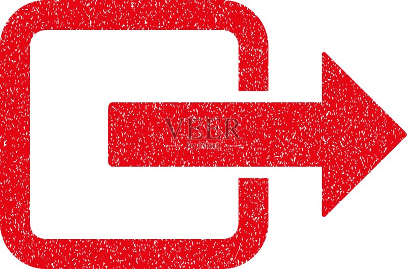 出口门颗粒纹理图标图标素材