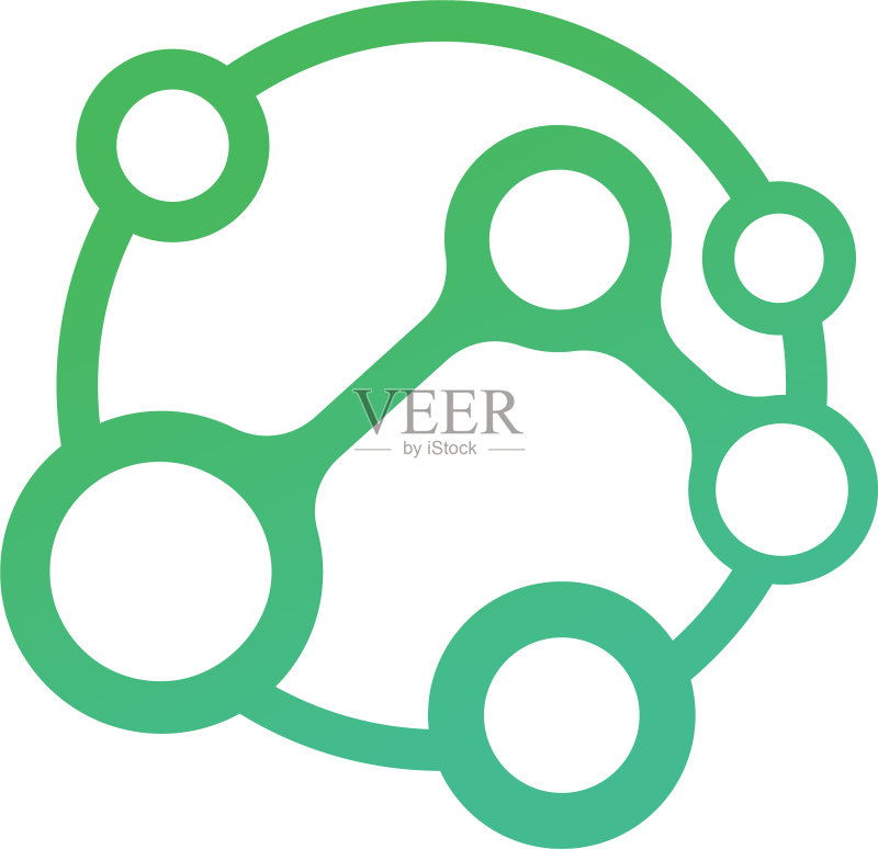 抽象科技logo模板图标素材