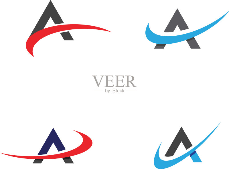 A字母logo商业模板图标素材