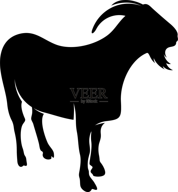 山羊logo设计模板图标素材
