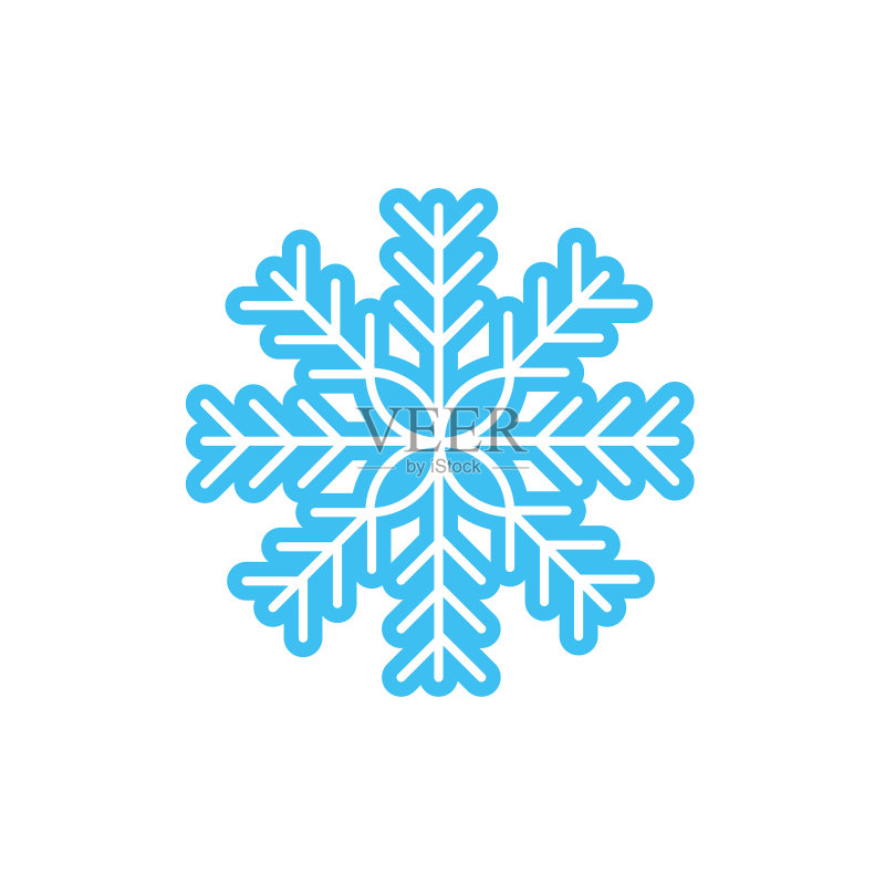 雪花图标图标素材