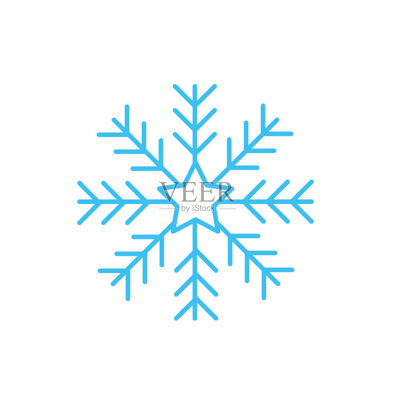 雪花图标图标素材